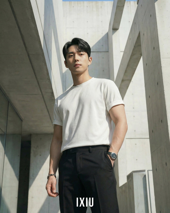 【極厚】ヘビーウェイト・プレミアムコットンTシャツ（韓国ミニマル）