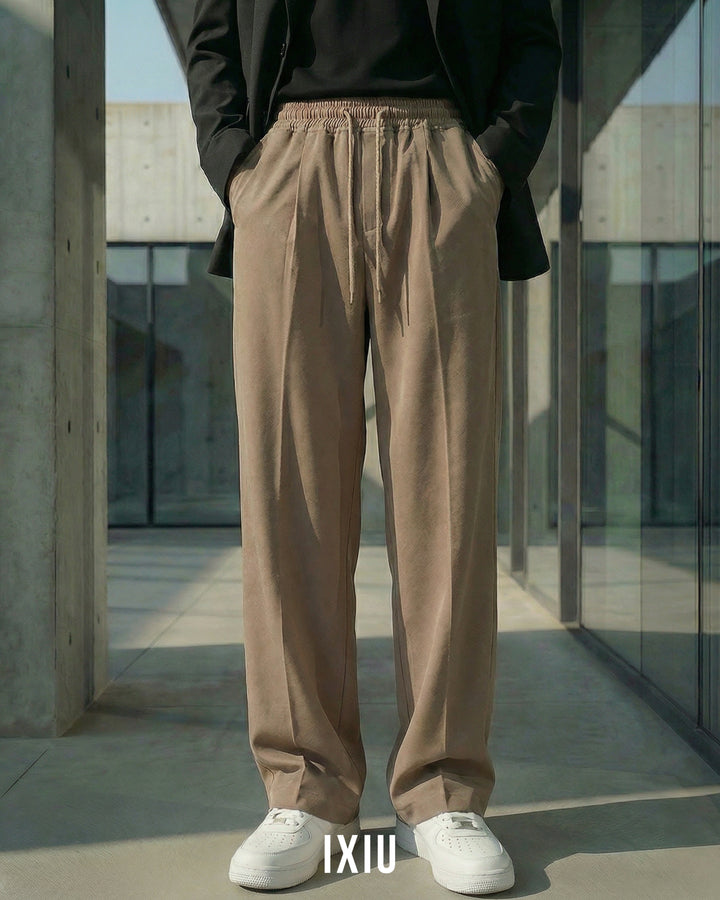 【至高の直線美】クリーンフィット・ストレートスラックス（韓国ミニマル）