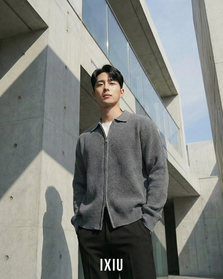 【静かなる品格】プレミアム・ポロカラーニット（オールドマネー）