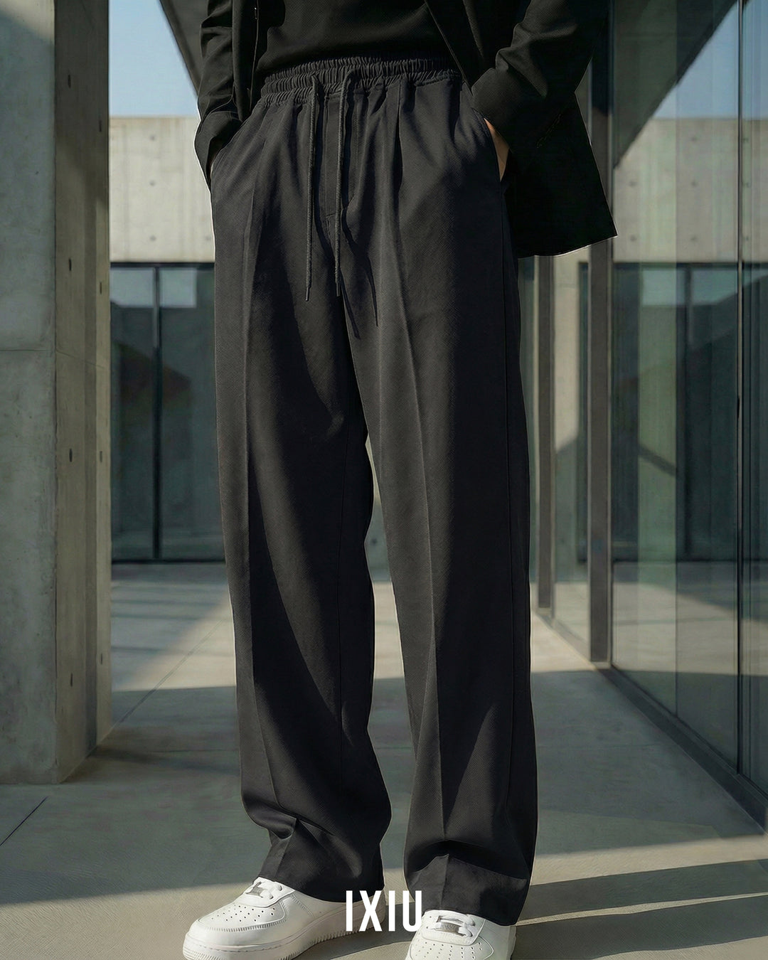 【至高の直線美】クリーンフィット・ストレートスラックス（韓国ミニマル）