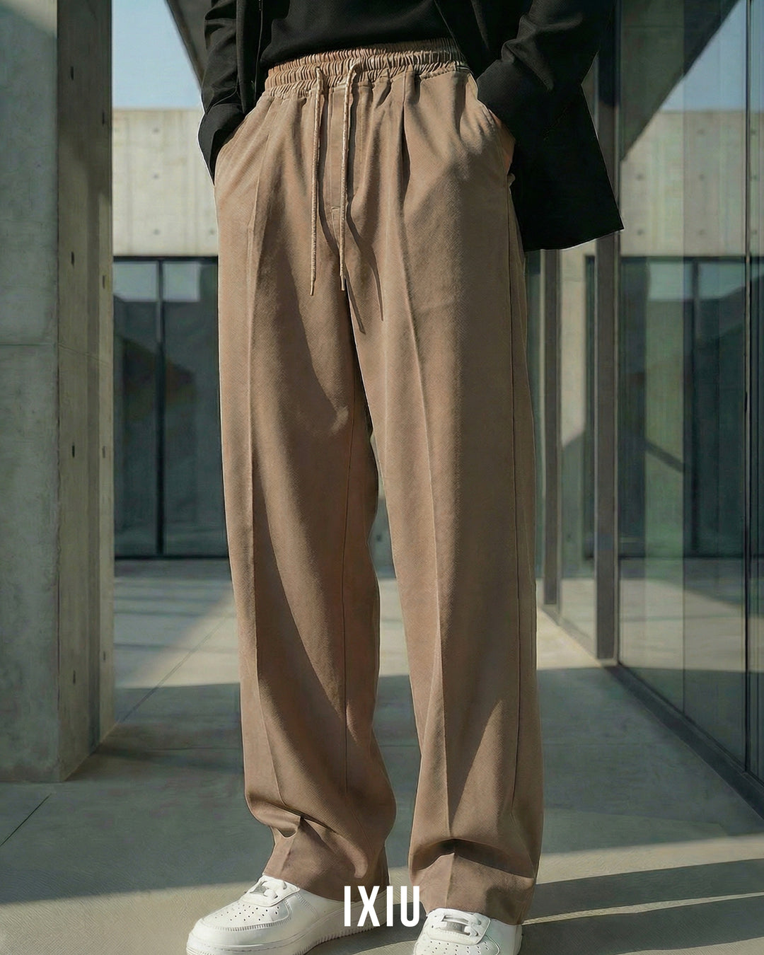 【至高の直線美】クリーンフィット・ストレートスラックス（韓国ミニマル）