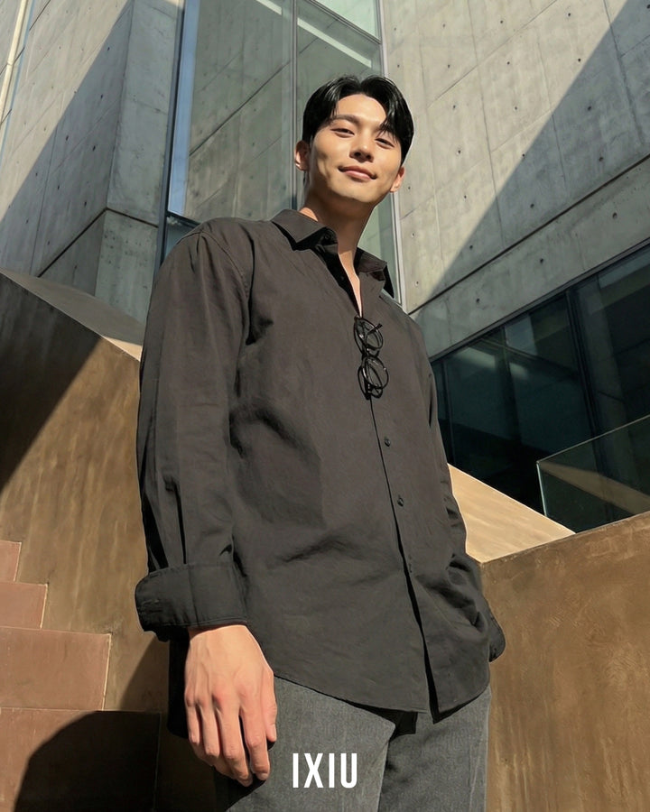 【極上の品格】プレミアム・ドレスシャツ / オールドマネー（韓国ミニマル）