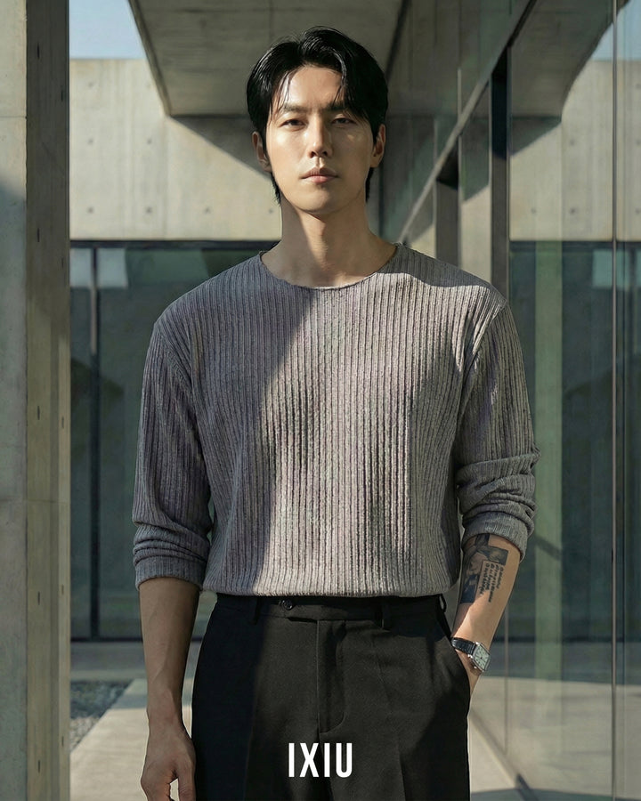 【静かなる贅沢】プレミアム・スムースロンT（オールドマネー）