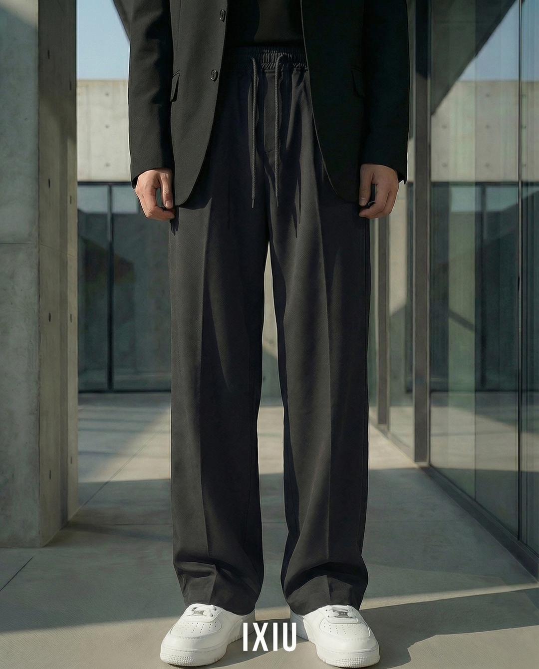 【至高の直線美】クリーンフィット・ストレートスラックス（韓国ミニマル）