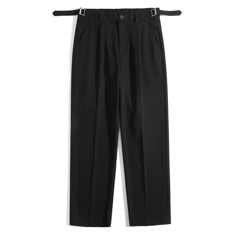 【至高の落ち感】サイド・アジャスター・アイスシルクスラックス（韓国ミニマル）