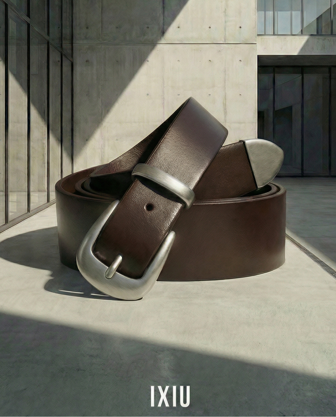 【静かなる主張】ヴィンテージマットシルバー・ミニマルベルト（韓国ミニマル）