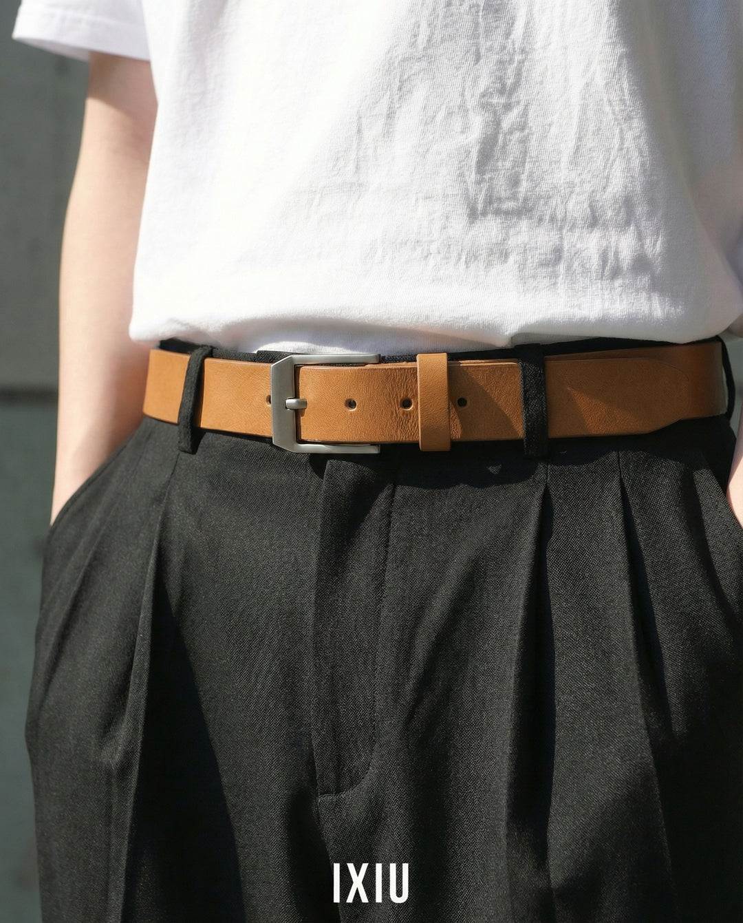 【本質的な美】クリーン・ミニマル・ナローピンベルト（韓国ストリート）