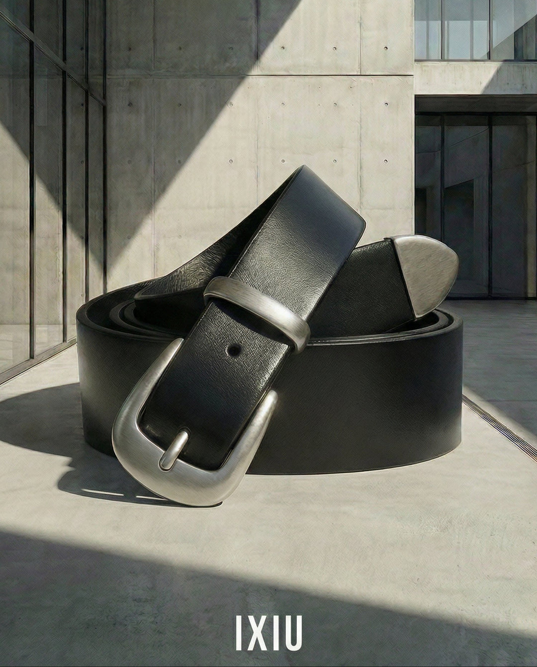 【静かなる主張】ヴィンテージマットシルバー・ミニマルベルト（韓国ミニマル）