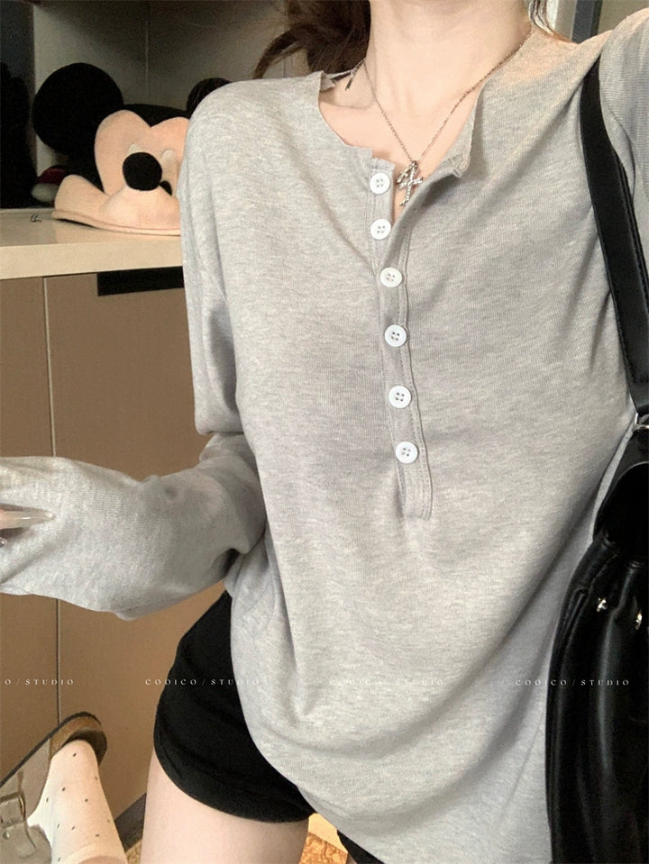 Loose Fit Long Sleeve Lightweight Sun Protection T-Shirt (Available in 3 Color)