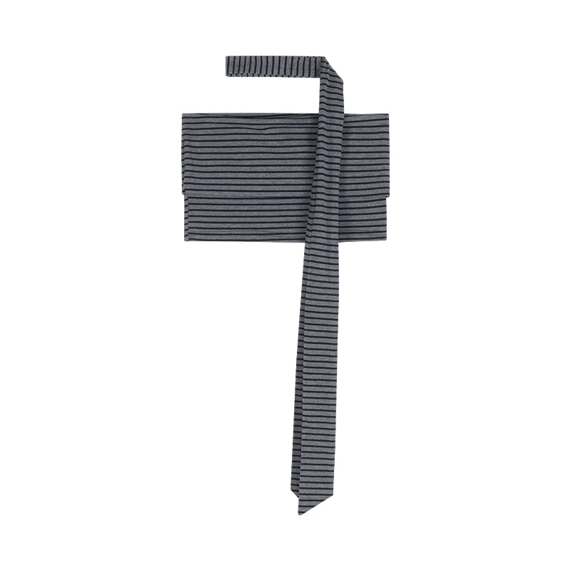 Black Knit Cardigan, Tube Top & Flared Pants Set – Trendy Three-Piece Casual Outfit