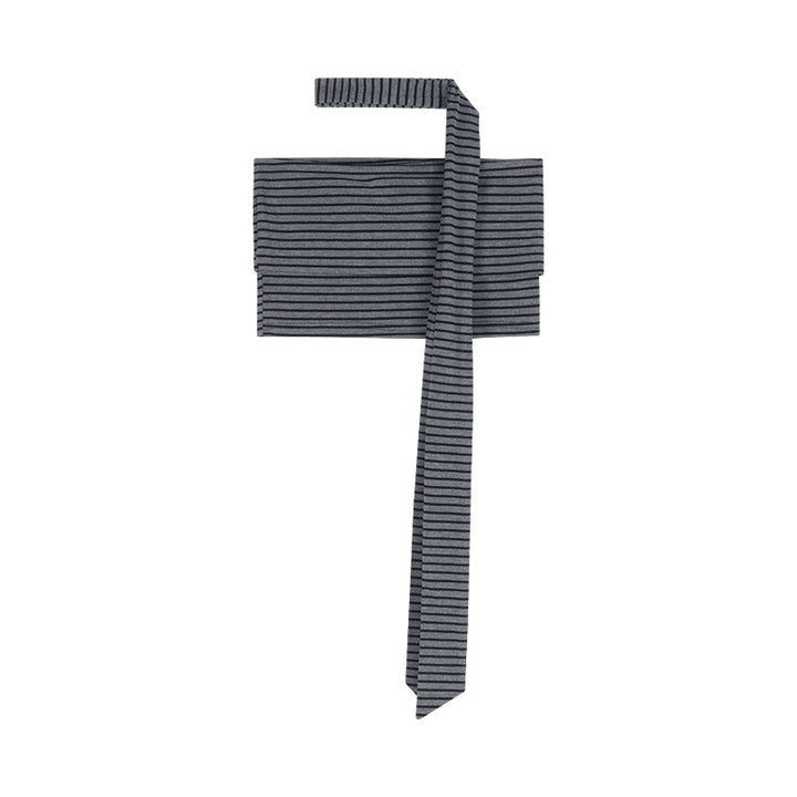 Black Knit Cardigan, Tube Top & Flared Pants Set – Trendy Three-Piece Casual Outfit