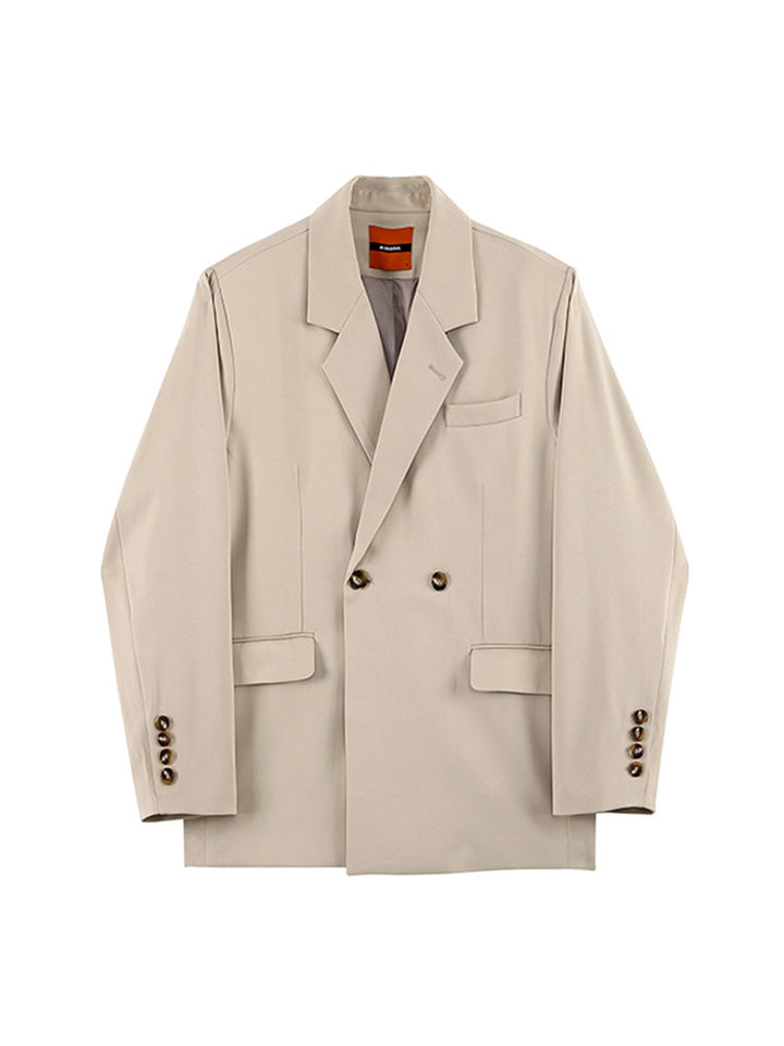 【都会的な色気】モダン・カジュアルブレザー（韓国ミニマル）