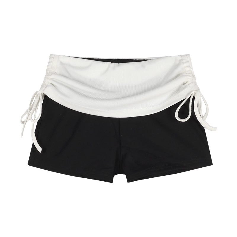 Black Slim-Fit Round Neck Short Sleeve Crop Top – Sexy Tight Basic Tee