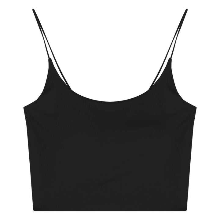 White Seamless Padded Cami Top – Slim-Fit Cropped Bralette (Available in 5 Colors)