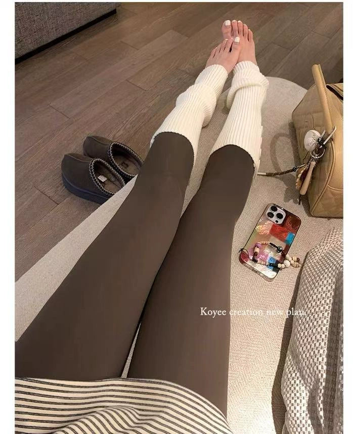 Faux-Fur Collar Puffer Jacket with Matching Thermal Top (Available in 2 Colors)