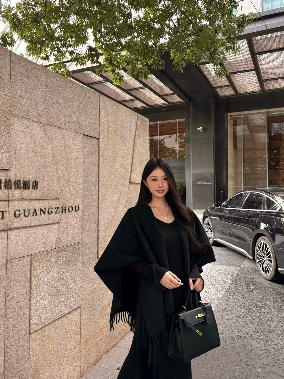 Knit Fringe Cardigan & Camisole Maxi Dress Set – Cozy Two-Piece Outfit (Available in 3 Colors)