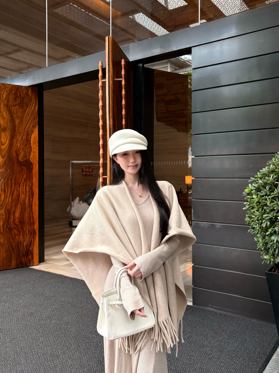 Knit Fringe Cardigan & Camisole Maxi Dress Set – Cozy Two-Piece Outfit (Available in 3 Colors)