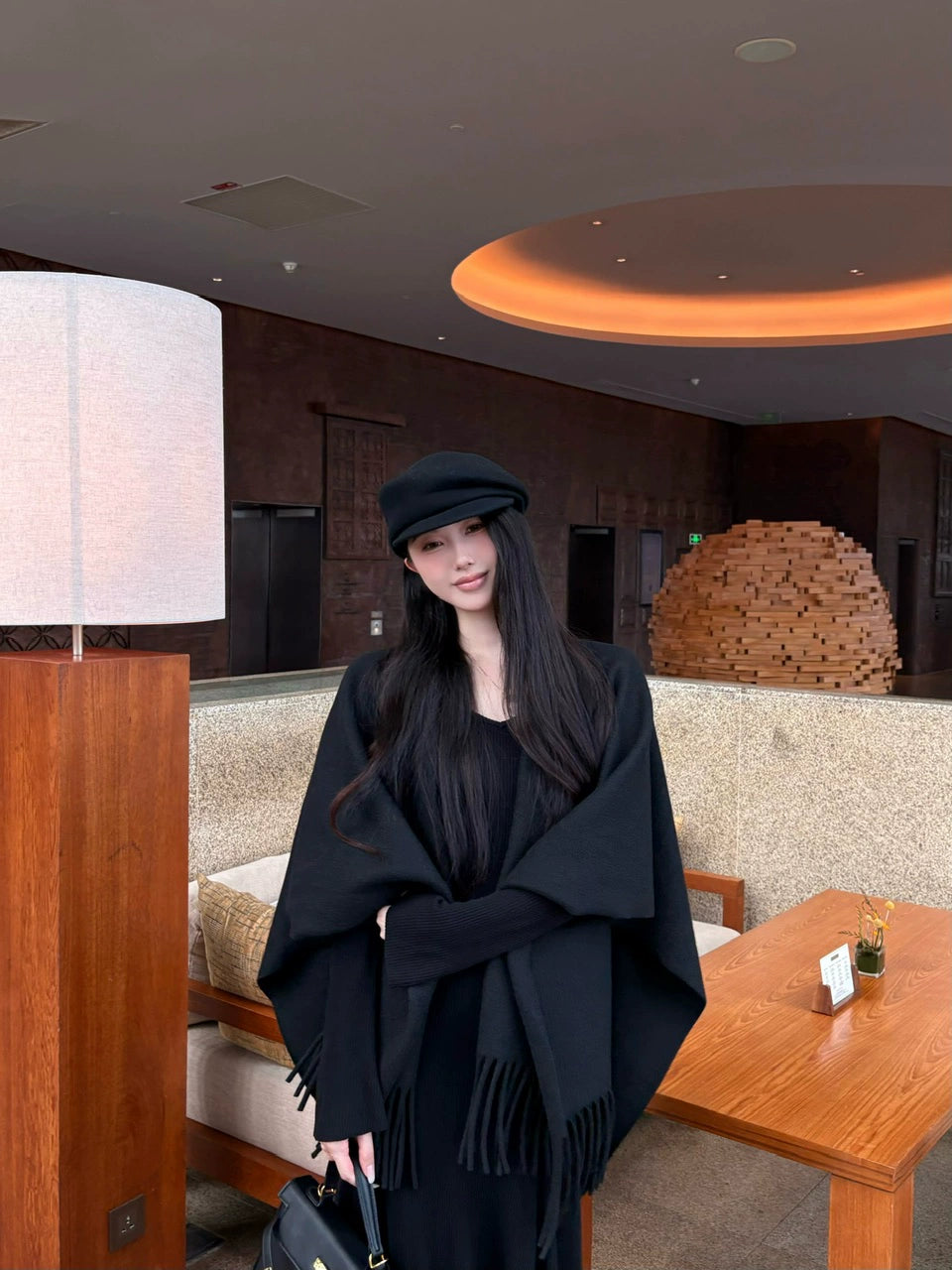 Knit Fringe Cardigan & Camisole Maxi Dress Set – Cozy Two-Piece Outfit (Available in 3 Colors)